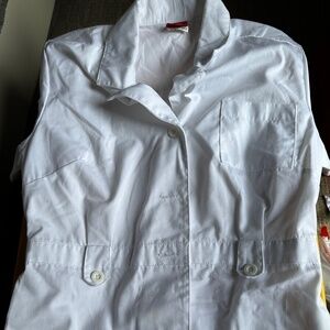 Dickies all white dress